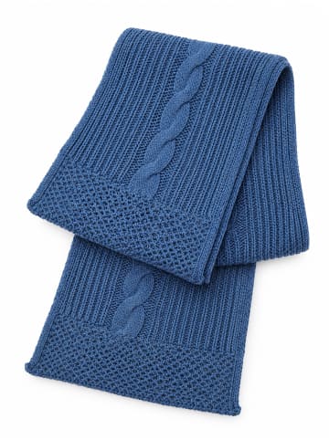 collezione alessandro Winterschal " Warm " in blau