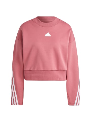 adidas Performance Sweatshirt Future Icons 3-Stripes Crew in rosa