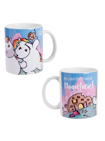 United Labels Pummel und Friends Tasse Pummeleinhorn - Magietasie  320 ml in Mehrfarbig