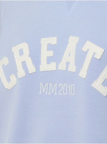 Mos Mosh Sweatshirt MMCELLI in hellblau weiß - 0003