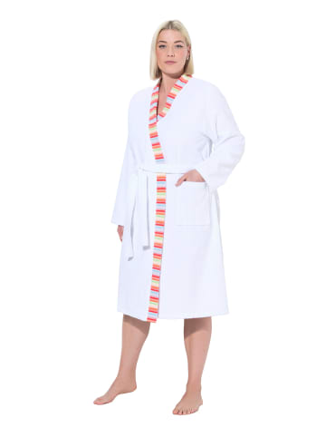 Ulla Popken Bademantel in schneeweiß