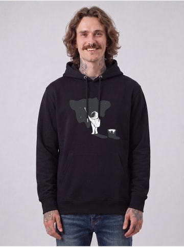 wat? Apparel Sweatshirt Painting space in Schwarz