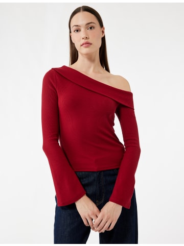 KOTON TSHIRT LS in Bordo