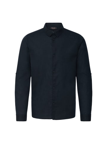 INDICODE Leinenhemd IDMonko in Schwarz