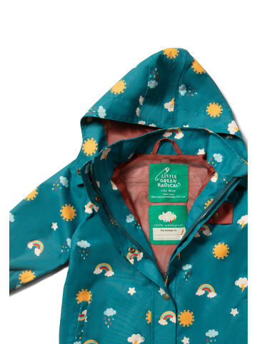 Little Green Radicals Waterproof Raincoat in Green
