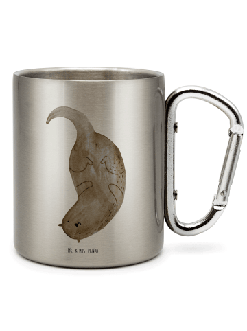 Mr. & Mrs. Panda Tasse Otter Kopfüber ohne Spruch in Silber