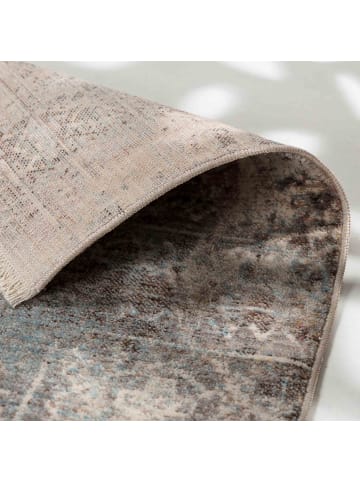 Schöner Wohnen Kollektion Kurzflorteppich MYSTIK in Hellblau