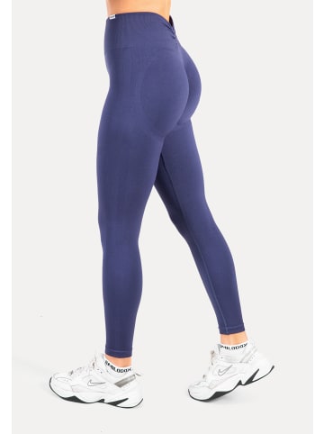 SMILODOX Leggings Lesedi Seamless Scrunch in Dunkelblau