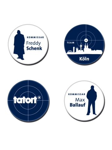 moses. Tatort Magnet-Set Köln in mehrfarbig
