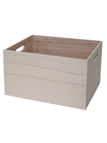 MCW Holzbox C20 im Shabby-Look, 40x30x24cm, naturbraun