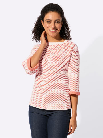 WITT WEIDEN Strickpullover in papaya-ecru