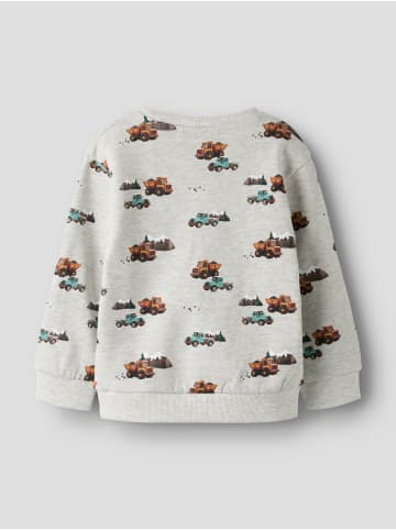 name it Sweatshirt Bio-Baumwolle Nmmonikian in light grey melange
