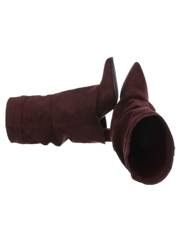 Ital-Design High Heel in Weinrot