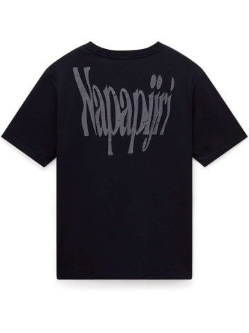 Napapijri T-Shirt "S-Turrach Ss" in Schwarz