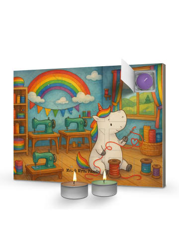 Mr. & Mrs. Panda adventskalender duftkerzen Einhorn Näherin Desi... in Weiß