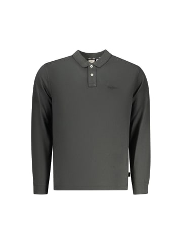 Pepe Jeans Schwarzes Baumwoll-Polohemd