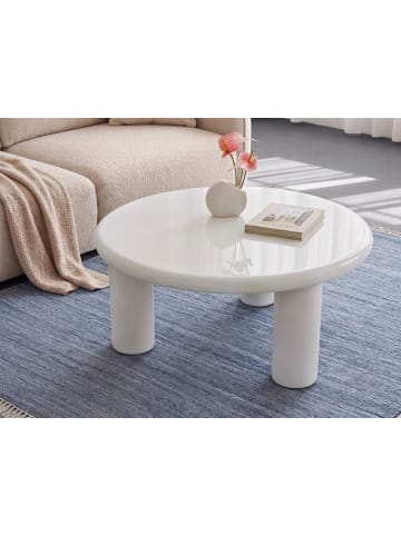 Beliani Couchtisch ITASCA in Weiß - (W) 80 x (H) 35 x (L) 80 cm