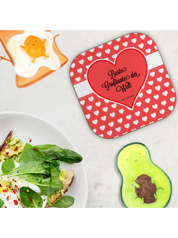 Mr. & Mrs. Panda Untersetzer Großtante ohne Spruch in Weiß