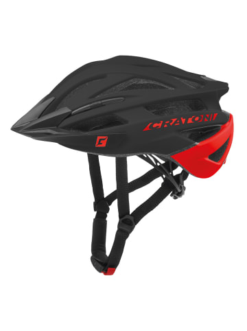 Cratoni MTB Fahrradhelm Agravic in schwarz/rot matt