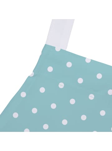 Mr. & Mrs. Panda Schürze Stinktier Handstand mit Spruch in Türkis Pastell