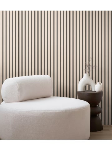 A.S. Création Tapete Wooden panel Greige