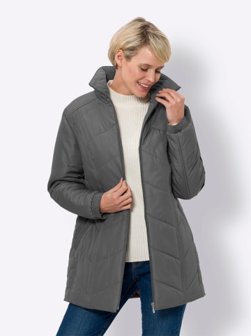 Sieh an! Steppjacke in anthrazit