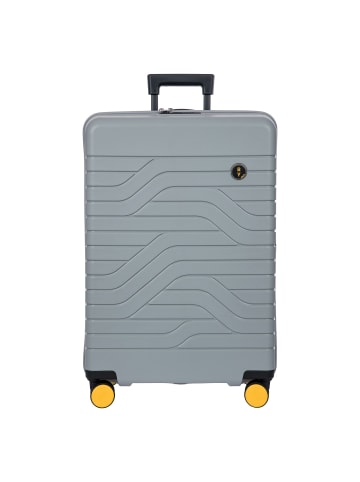 BRIC`s B|Y Ulisse 4 Rollen Trolley 71 cm mit Dehnfalte grey