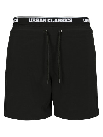 Urban Classics Urban Classics Herren Two in One Swim Shorts in blk/blk/wht
