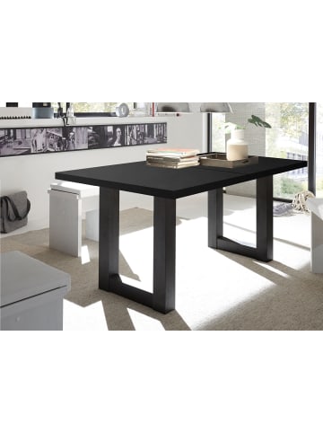58 aufm Kessel ESSTISCH ausziehbar Eila 7 160 x 90 x 75 Esszimmertisch Schwarzstahl