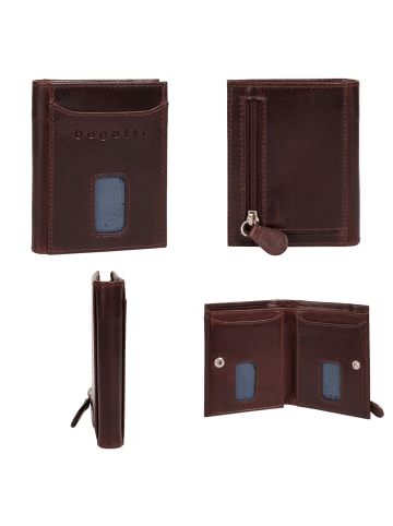 Bugatti Geldbörse SECURE SLIM in braun