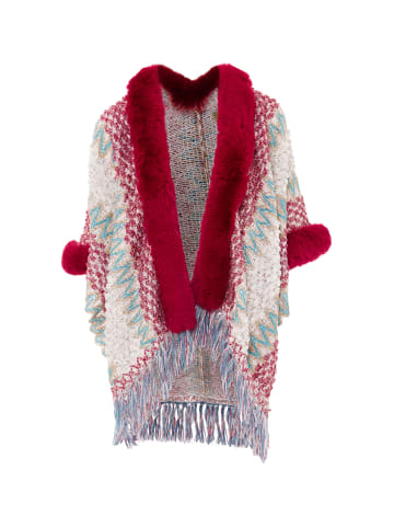 osha Damen Poncho in Pink