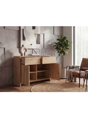 FineBuy Sideboard in Braun / MDF / 88x40x76