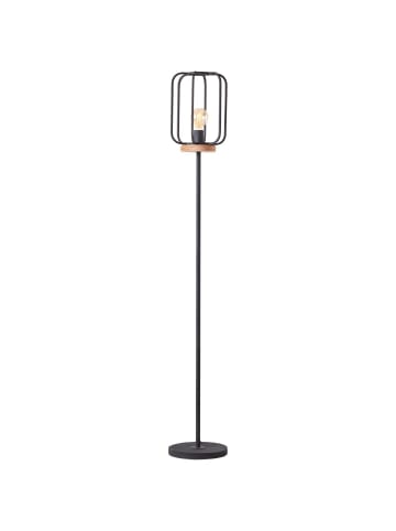 Brilliant Standleuchte, 1-flammig Tosh ⌀ 25 cm in antik holz/schwarz korund