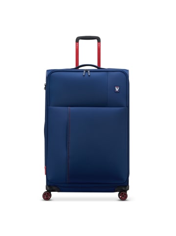 Roncato Move 4 Rollen Trolley 77 cm mit Dehnfalte in ultramarine blue