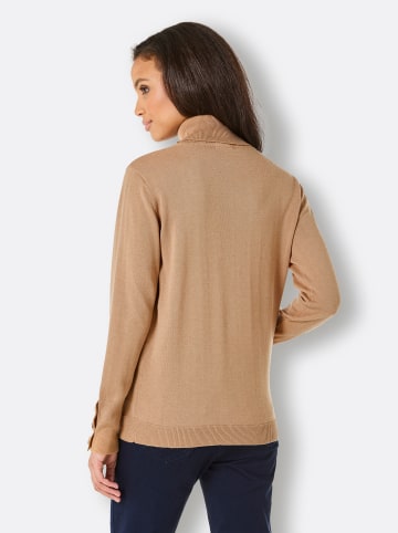creation L Rollkragenpullover in camel