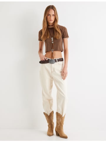 KOTON T-shirt in Braun