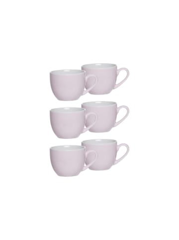 Ritzenhoff & Breker 6er Set Espressotassen Doppio 80 ml in Rosé