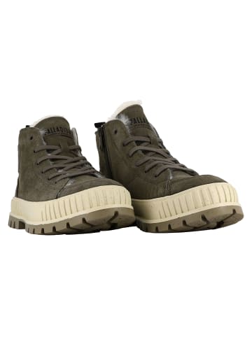 Palladium Schnürschuhe in Khaki