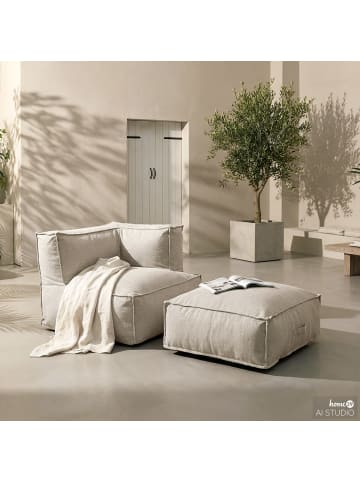 home24 Loungegruppe Baya 2-teilig Typ D in Beige