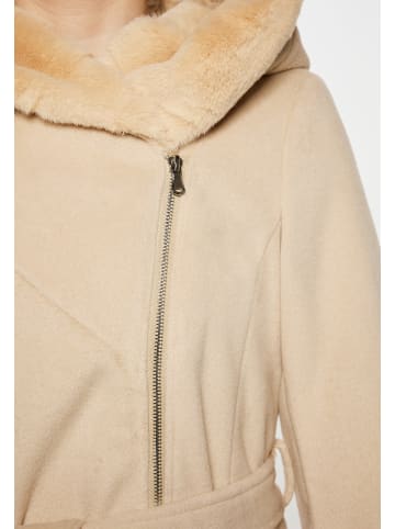 Albee Women Fake Fur Jacke in Hellbeige