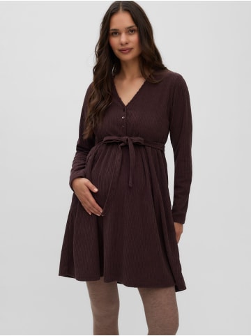 mama licious Kleid in Chocolate Plum