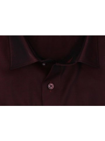 OLYMP  Knopfleisten Langarmshirt für Herren in rot