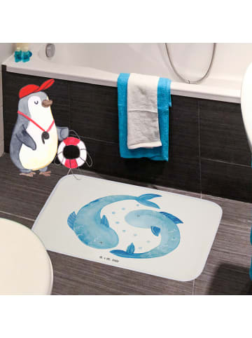 Mr. & Mrs. Panda Badevorleger Sternzeichen Fische ohne Spruch in Weiß
