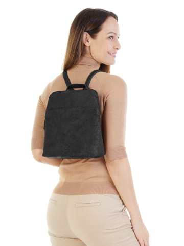Bodenschatz Rucksack echt Leder in schwarz