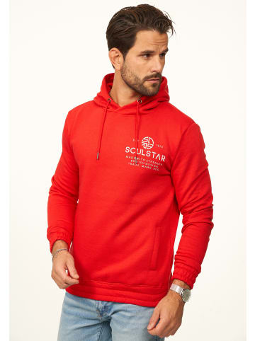 SOULSTAR Kapuzenpullover - mit Logoprint Pullover für Herren in Rot