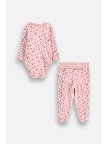 Coccodrillo Baumwollset für Babys in gedämpftes Rosa