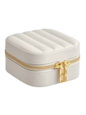 SONGMICS HOME Schmuckkasten Anah in Weiß - (B)10.6 x (H)6.1 x (T)10.6 cm