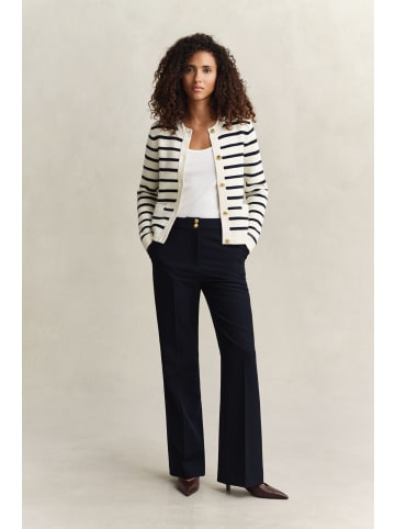 Gant Baumwollstrickjacke in Cream