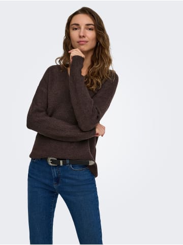 ONLY Strickpullover in Coffee Bean 1