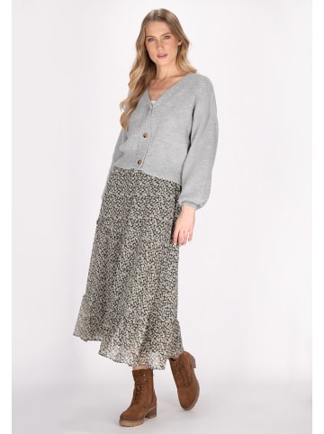 DreiMaster Vintage Damen Cardigan in Grau Melange